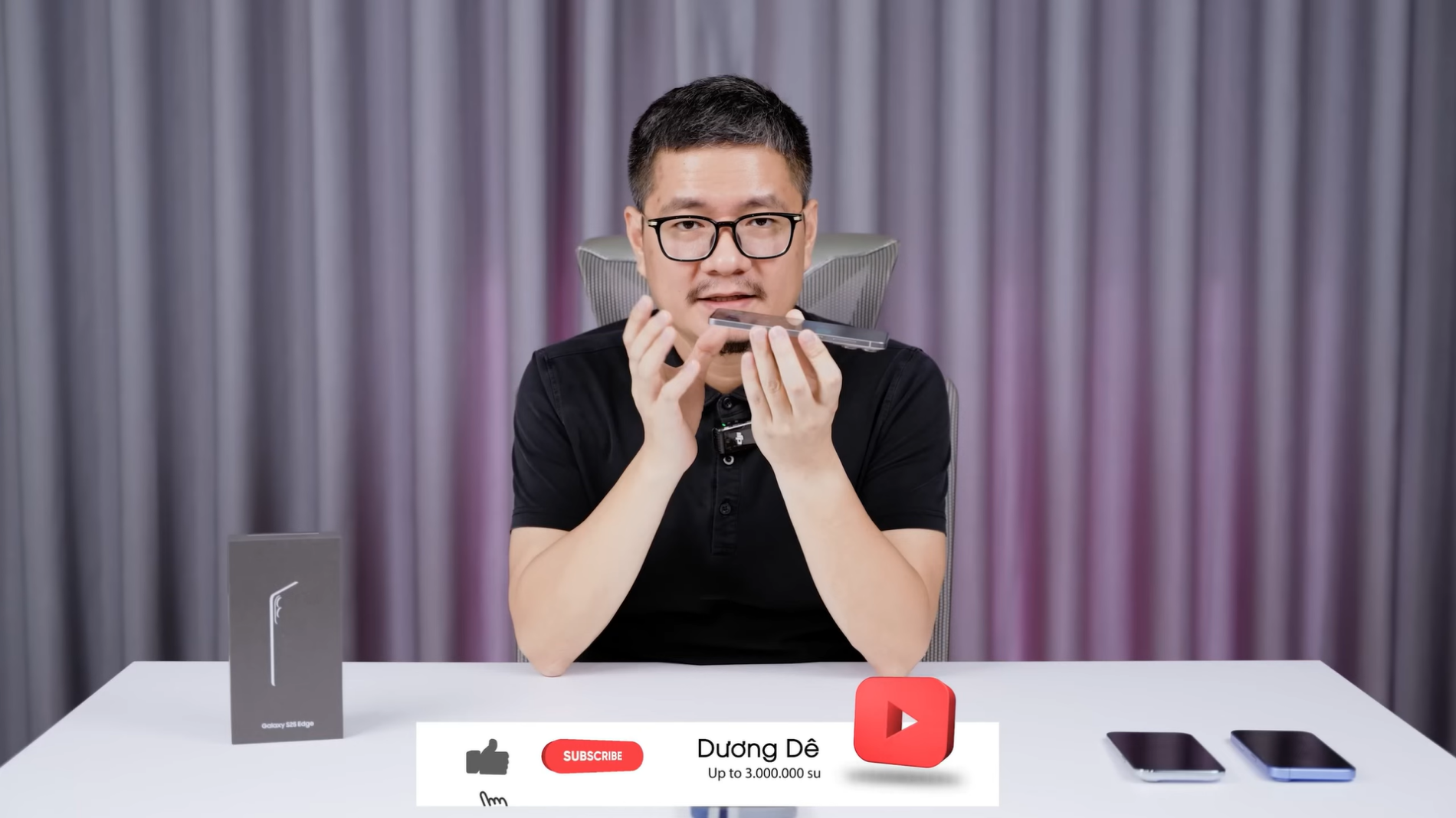 Hình ảnh cho danh mục Review Samsung Galaxy S25 Edge cùng Dương Dê và SamCenter